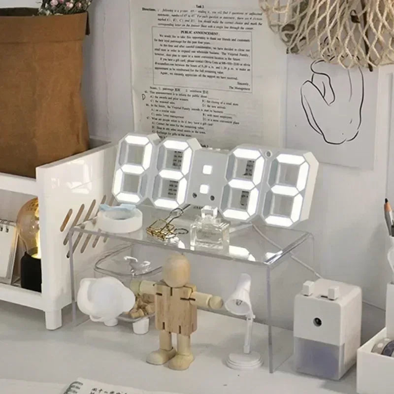 Relógio Digital LED com Alarme