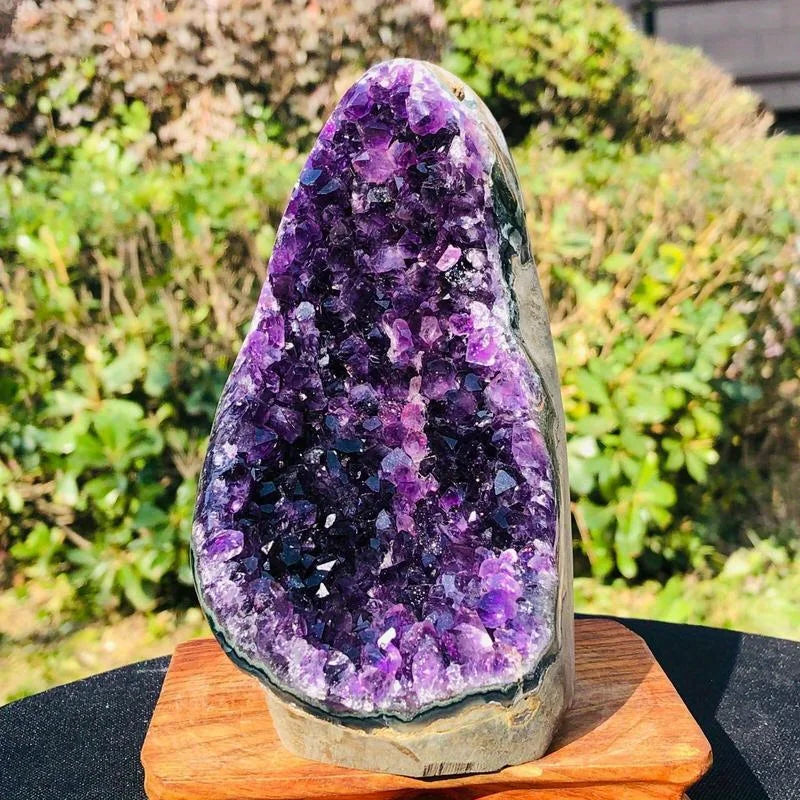 Drusa de Ametista Natural | Pedra Decorativa para Casa
