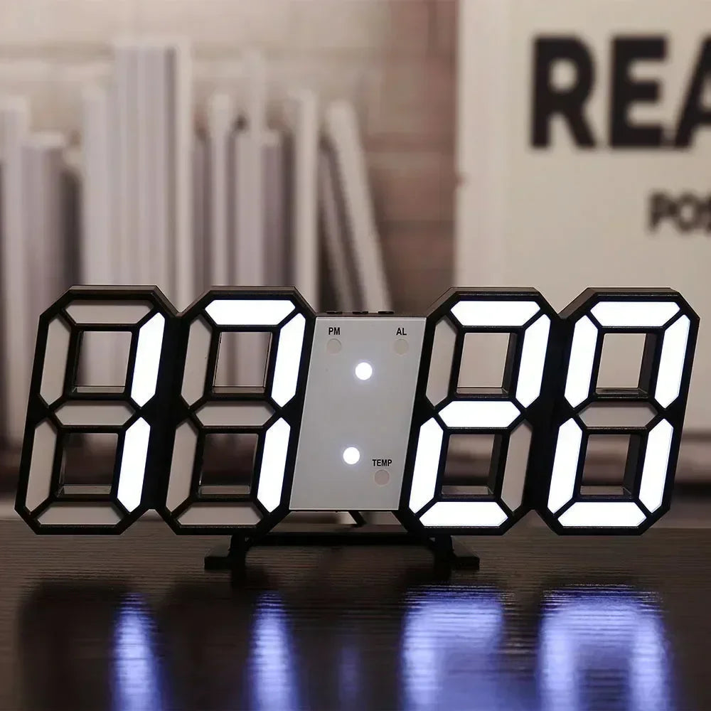 Relógio Digital LED com Alarme