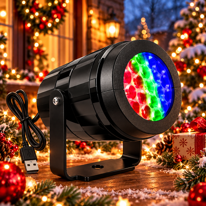 Projetor de Luz de Natal LED com 16 Padrões