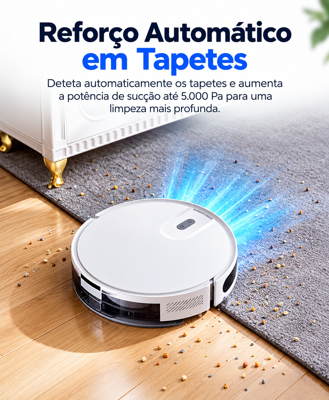 Robô Aspirador e Esfregona ILIFE V20 | Controlo por App