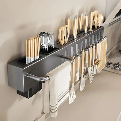 Suporte de Parede para Facas e Utensílios de Cozinha