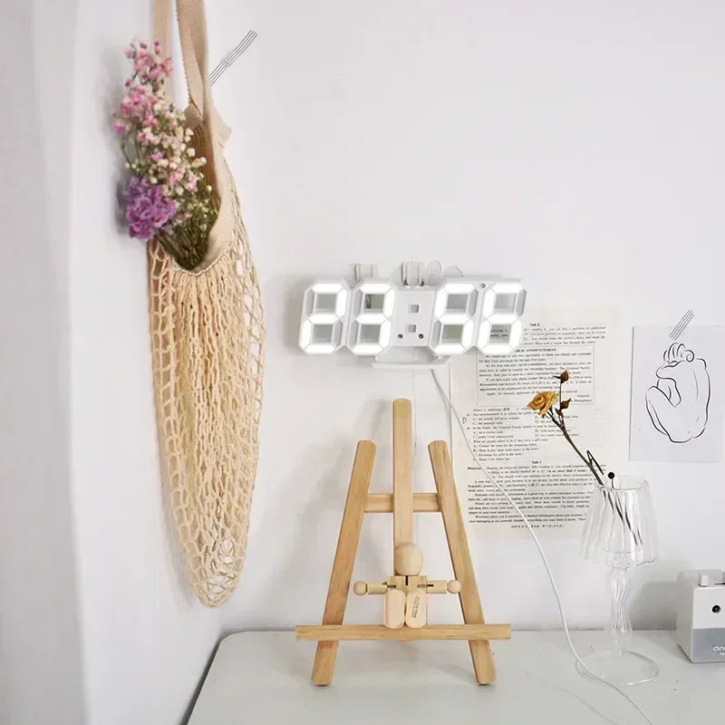 Relógio Digital LED com Alarme