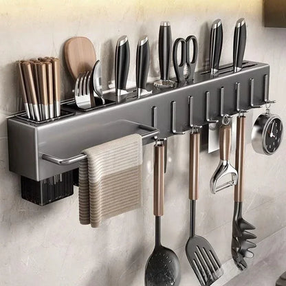 Suporte de Parede para Facas e Utensílios de Cozinha