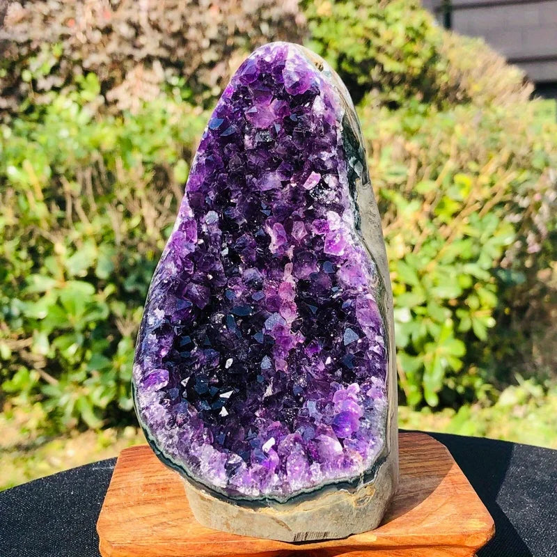 Drusa de Ametista Natural | Pedra Decorativa para Casa