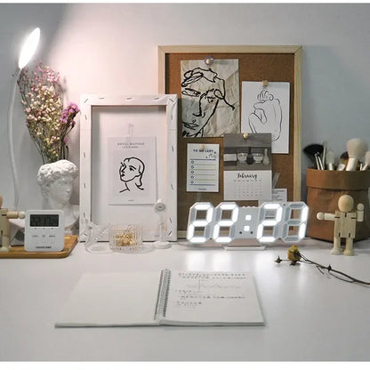 Relógio Digital LED com Alarme