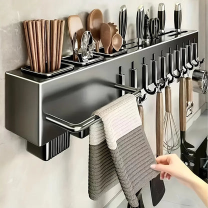Suporte de Parede para Facas e Utensílios de Cozinha