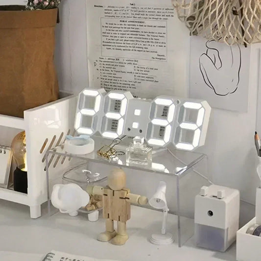Relógio Digital LED com Alarme