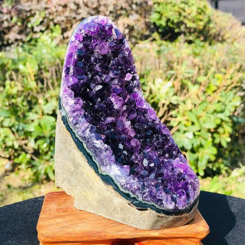 Drusa de Ametista Natural | Pedra Decorativa para Casa